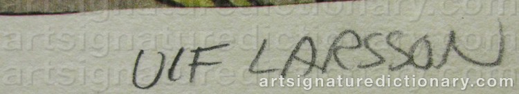 Signature by Ulf LARSSON