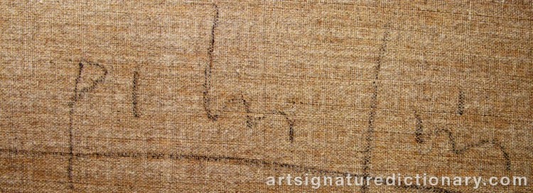 Signature by Peter FRIE
