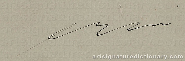 Authentic signature by Hans ERNI on Drawing/Graphic/Print artwork