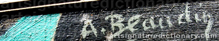 Signature by Andre BEAUDIN