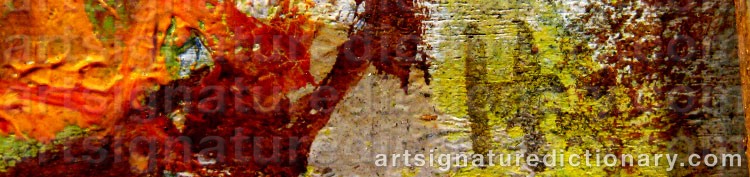 Authentic signature by Henry SIMPSON on  artwork