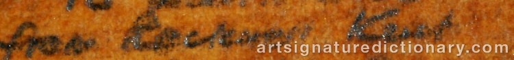 Authentic signature by Rockwell KENT on artwork