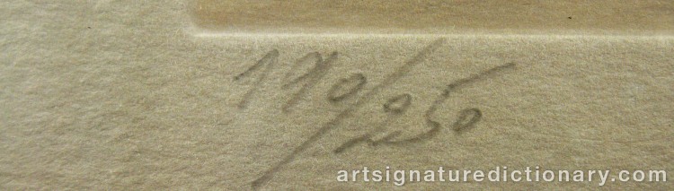 Close-up details showing Salvador DALI signature forgery characteristics