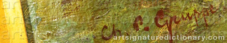 Signature by Charles Paul GRUPPE