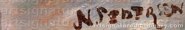 Signature by Nils PEDERSEN