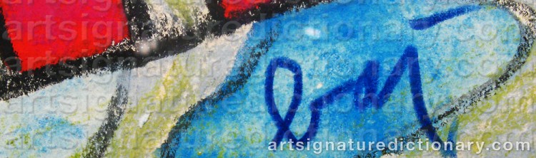 Signature by Enrico BAJ