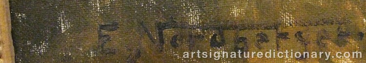 Signature by Emil NORDBERGER