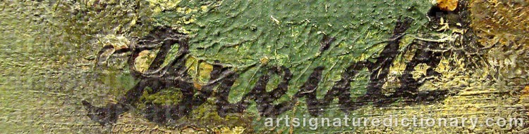 Signature by Hjördis BREIDE