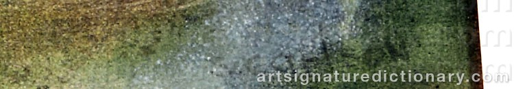 Authentic signature by Susana CARLSON on  artwork