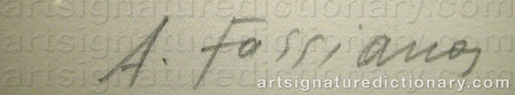 Signature by Alexandre Alecos FASSIANOS