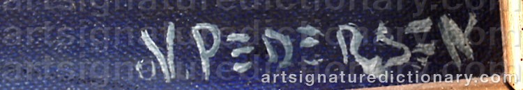 Signature by Nils PEDERSEN