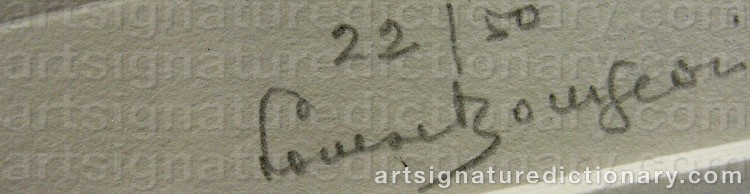 Signature by Louise BOURGEOIS