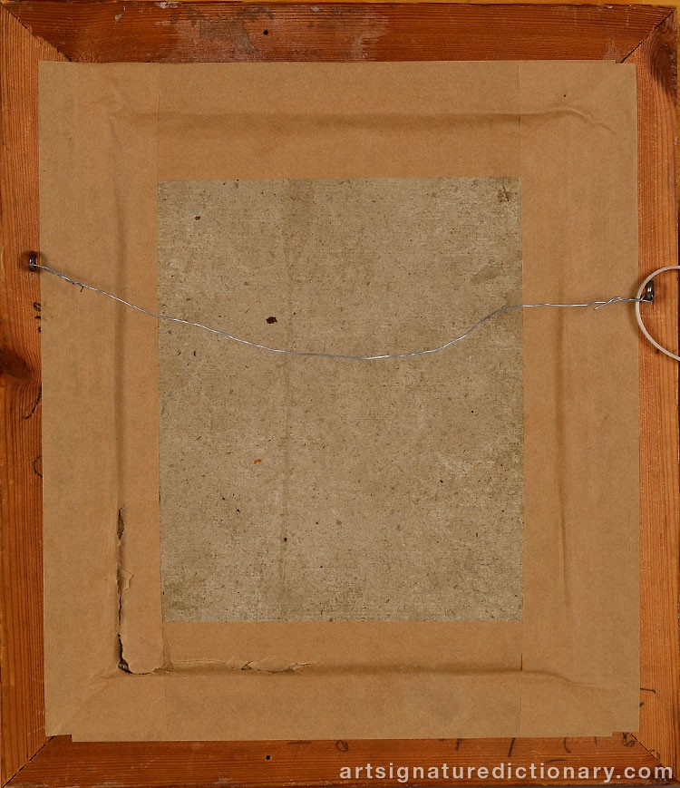 Close-up details showing Maximilien LUCE signature forgery characteristics