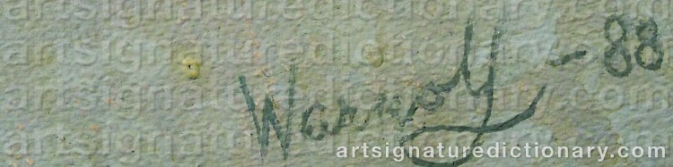 Signature by Bertil WARNOLF