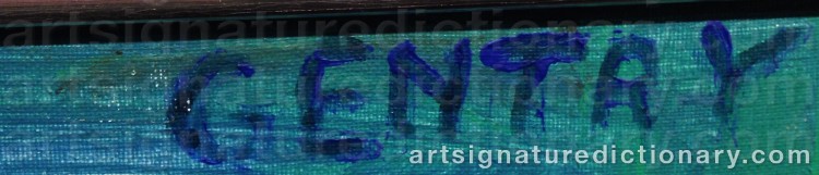 Signature by Herbert GENTRY