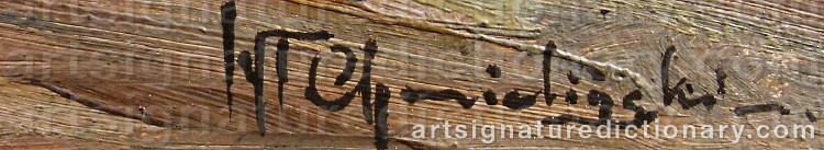 Signature by Wladyslaw CHMIELINSKI