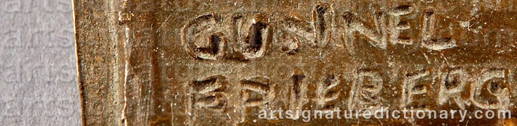 Signature by Gunnel FRIEBERG