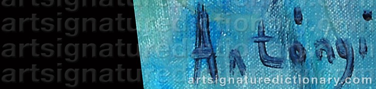 Signature by Imre ANTONYI