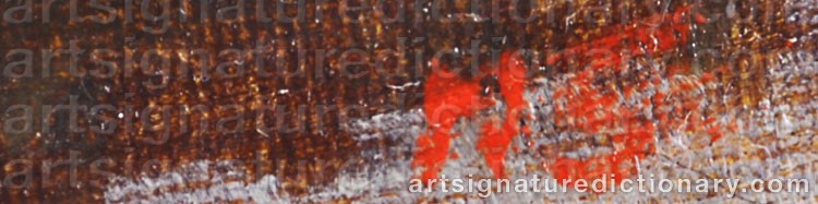 Authentic signature by Nathan SOWA on  artwork