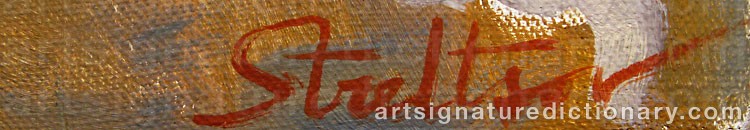 Authentic signature by Nadezda STRELTSOVA on Painting/Watercolour artwork