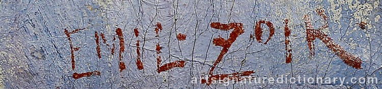 Signature by Emil ZOIR