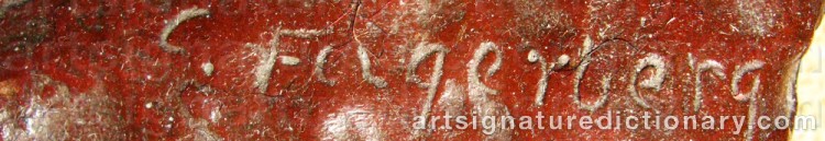 Signature by Carl FAGERBERG