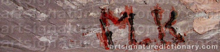 Authentic signature by Markus KOSKENNIEMI on  artwork