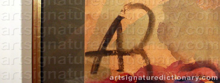 Signature by Anatolii Timofeevich ‘Az’ ZVEREV