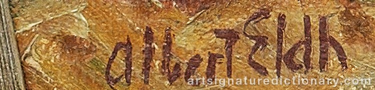 Signature by Albert ELDH