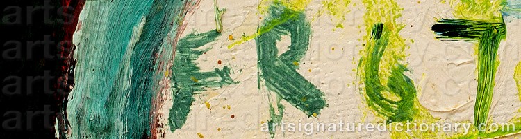 Authentic signature by Fredrik ROHDE on Painting/Watercolour artwork