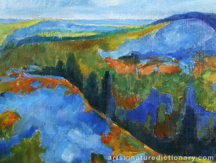 Close-up details showing Reidar SÄRESTÖNIEMI signature forgery characteristics