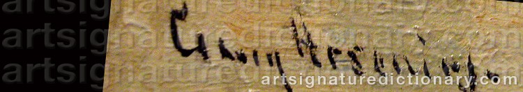 Signature by Georg ARSENIUS