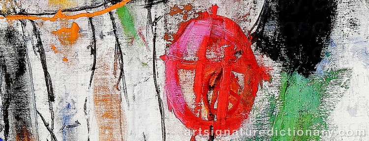 Authentic signature by Håkan STRÖMBERG on artwork