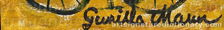 Signature by Gunilla MANN