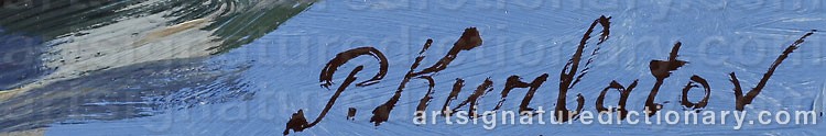 Signature by Peter KURBATOV