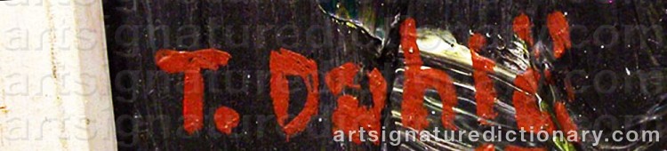 Signature by Thure DAHLÖ