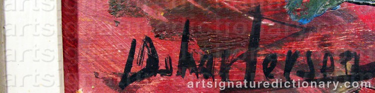 Signature by Oskar PERSON