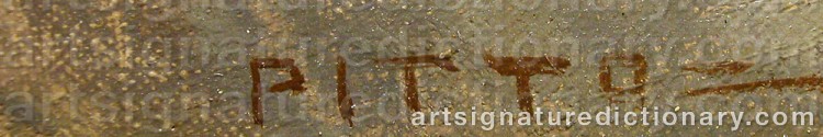 Signature by Guiseppe PITTO