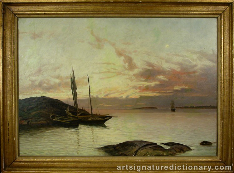 Close-up details showing Hjalmar ‘Hjmlm’ MUNSTERHJELM signature forgery characteristics