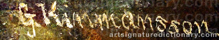 Signature by Lars Gustav KINMANSSON