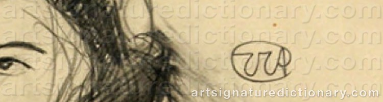 Authentic signature by Alexandre AREFIEV on artwork