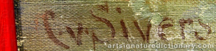 Authentic signature by Clara Von SIVERS on Painting/Watercolour artwork