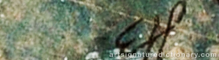 Signature by Einar HYLANDER