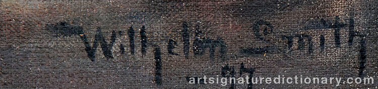 Signature by Wilhelm SMITH