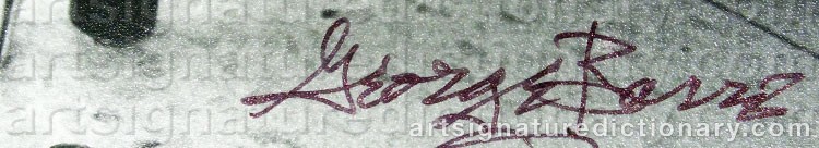 Signature by George BARRIS