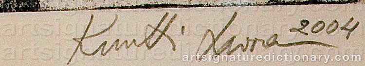 Signature by Kuutti LAVONEN