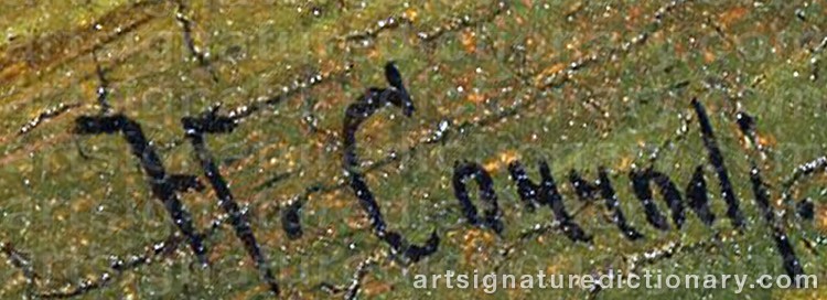Authentic signature by Hermann David Solomon CORRODI on Painting/Watercolour artwork