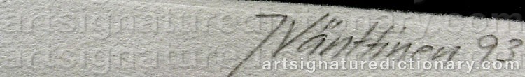 Signature by Jukka VÄNTTINEN