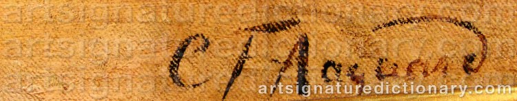 Signature by Carl Frederik AAGAARD