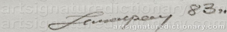 Authentic signature by Stanislav NIKIRIEYEV on  artwork